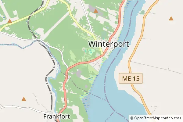 Karte Winterport