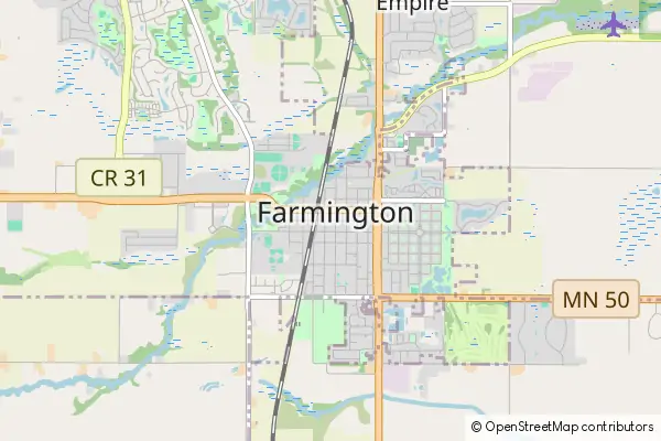 Karte Farmington