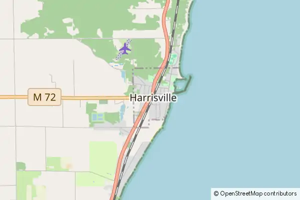 Karte Harrisville