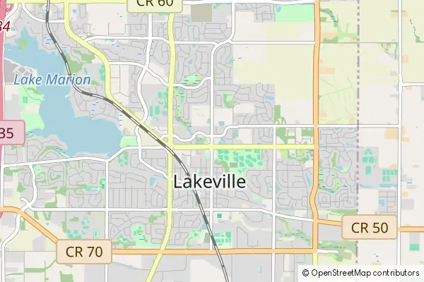 Karte Lakeville