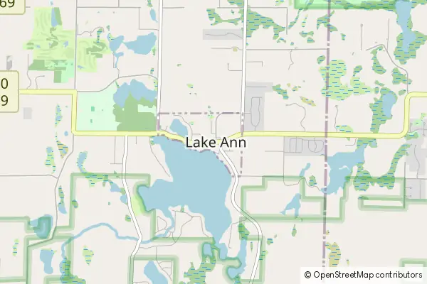 Karte Lake Ann