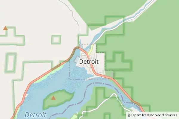 Karte Detroit