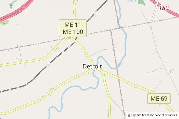 Karte Detroit