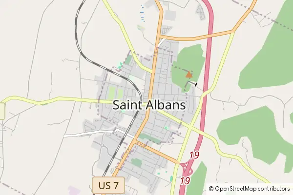 Karte Saint Albans