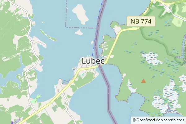 Karte Lubec