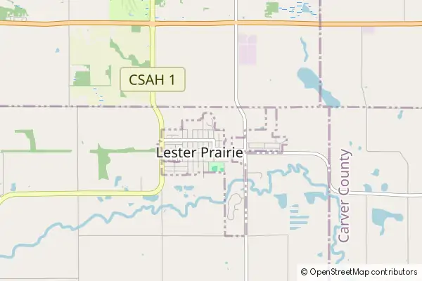 Karte Lester Prairie