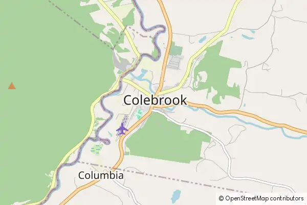 Karte Colebrook