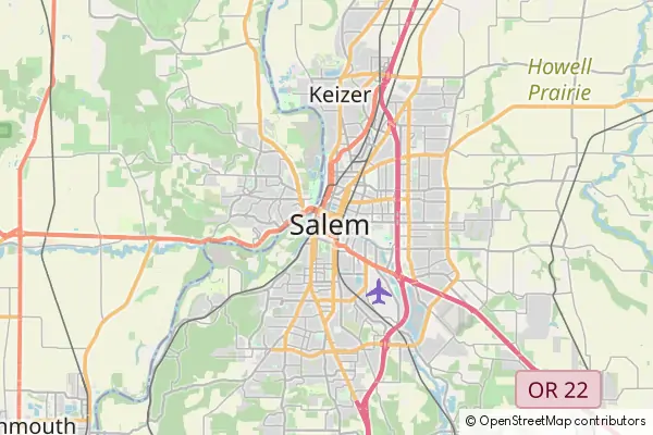 Karte Salem