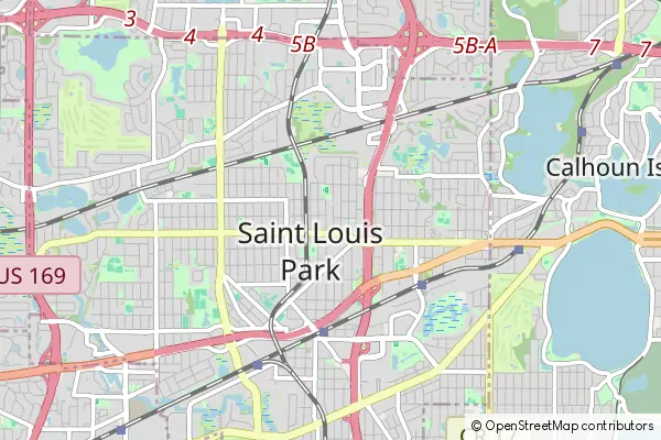 Karte Saint Louis Park