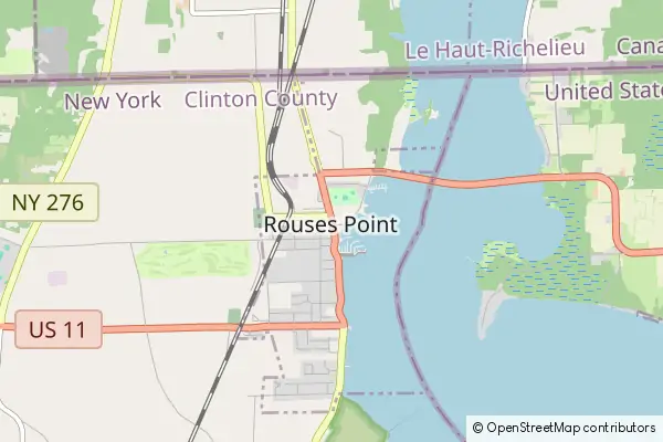 Karte Rouses Point