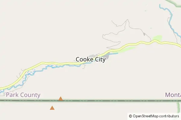 Karte Cooke City