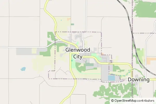 Karte Glenwood City