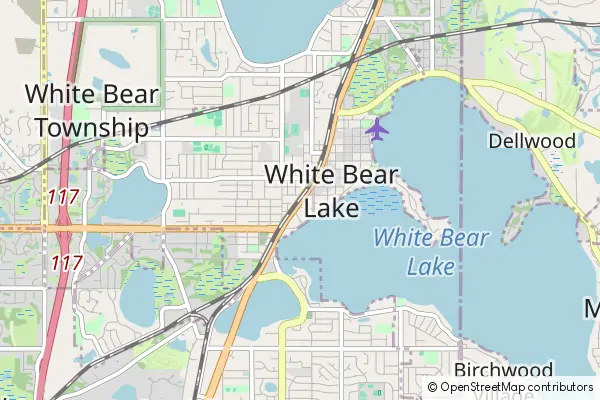 Karte White Bear Lake