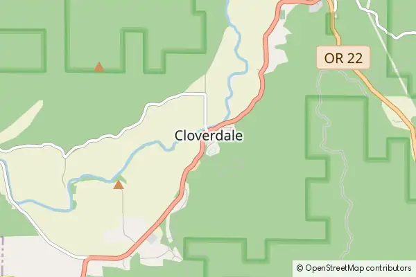 Karte Cloverdale