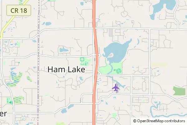 Karte Ham Lake