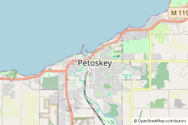 Karte Petoskey