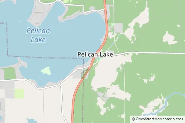 Karte Pelican Lake