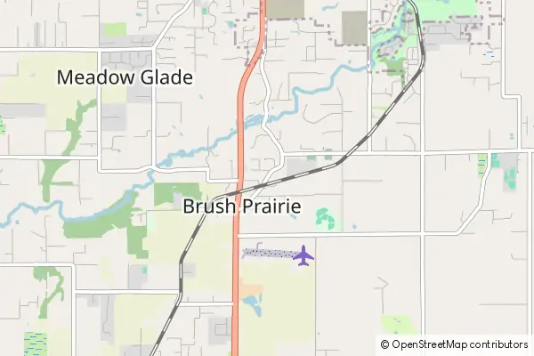 Karte Brush Prairie