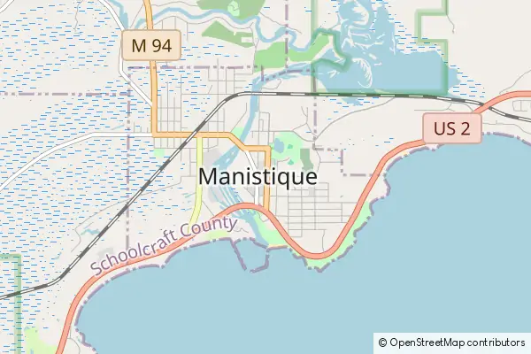 Karte Manistique