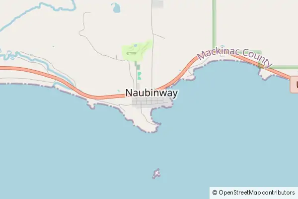 Karte Naubinway