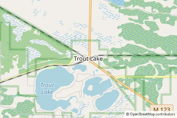 Karte Trout Lake