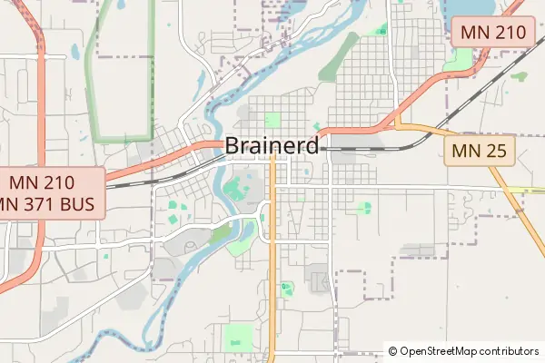 Karte Brainerd