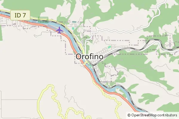 Karte Orofino