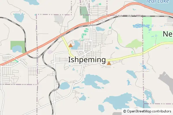 Karte Ishpeming