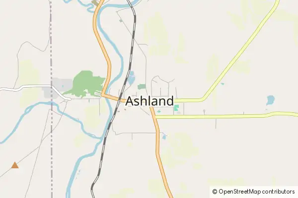 Karte Ashland