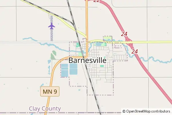 Karte Barnesville