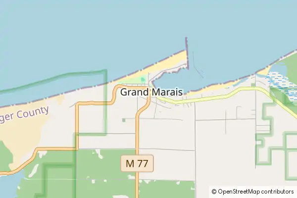 Karte Grand Marais