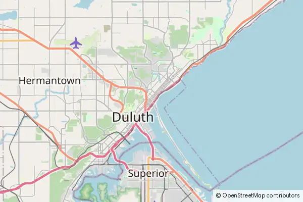 Karte Duluth