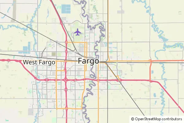 Karte Fargo