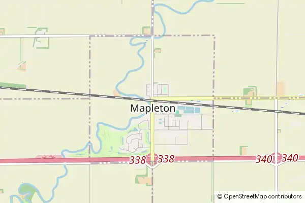 Karte Mapleton