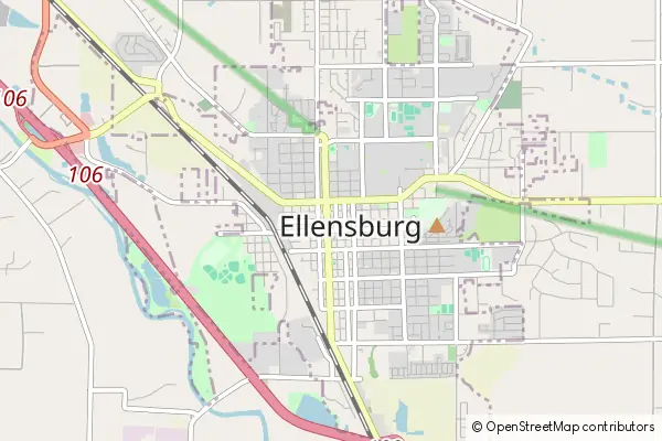 Karte Ellensburg