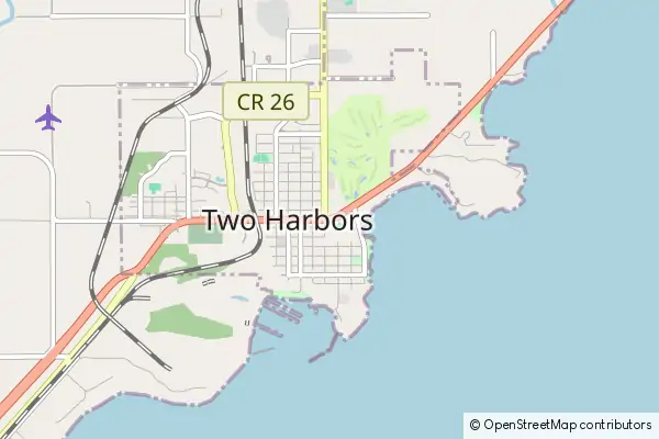 Karte Two Harbors