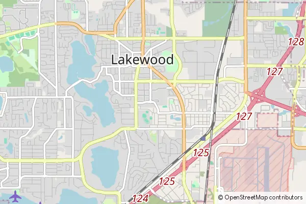 Karte Lakewood