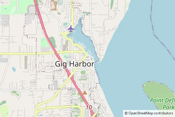 Karte Gig Harbor