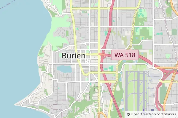 Karte Burien