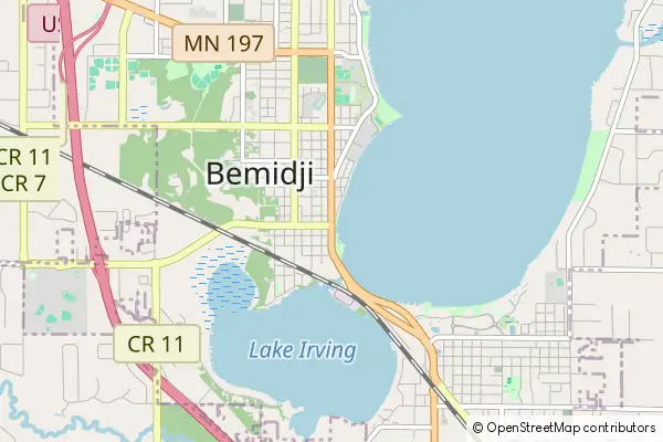 Karte Bemidji