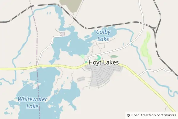 Karte Hoyt Lakes