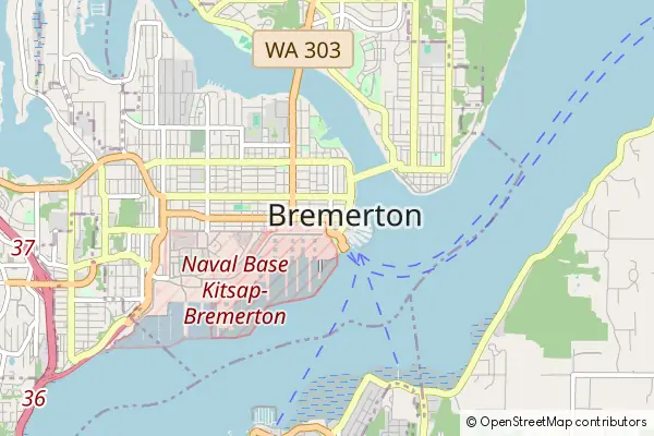 Karte Bremerton