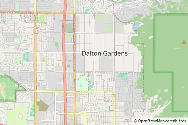 Karte Dalton Gardens