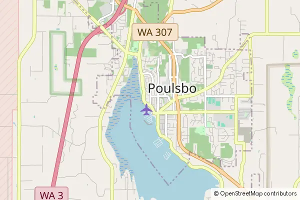 Karte Poulsbo