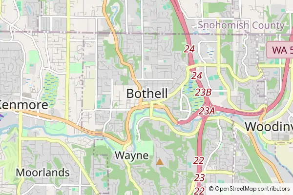 Karte Bothell