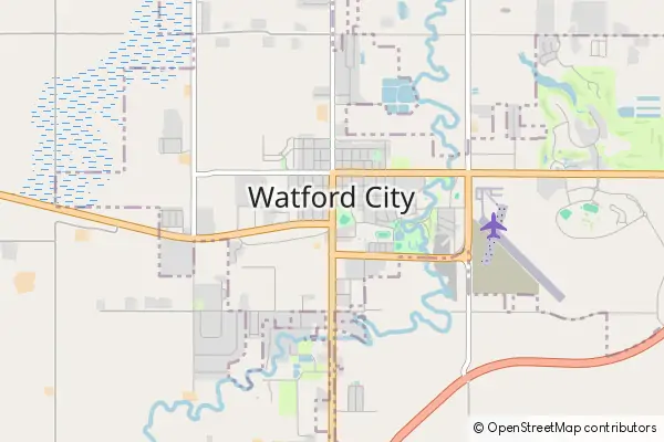 Karte Watford City