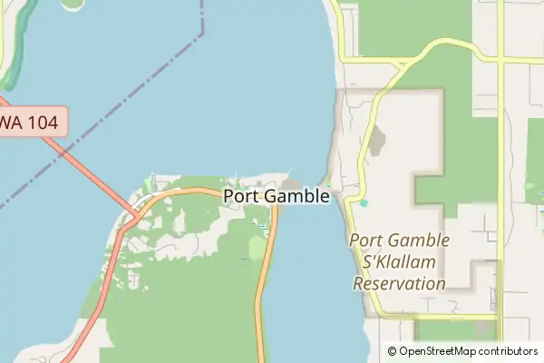 Karte Port Gamble