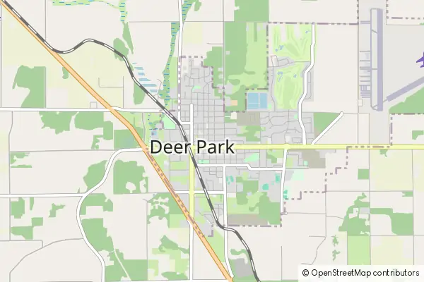 Karte Deer Park