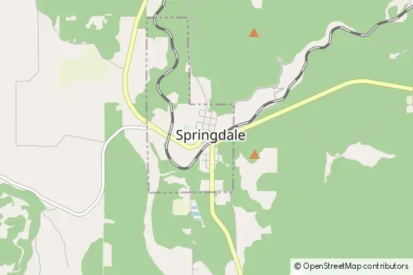 Karte Springdale