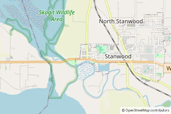 Karte Stanwood